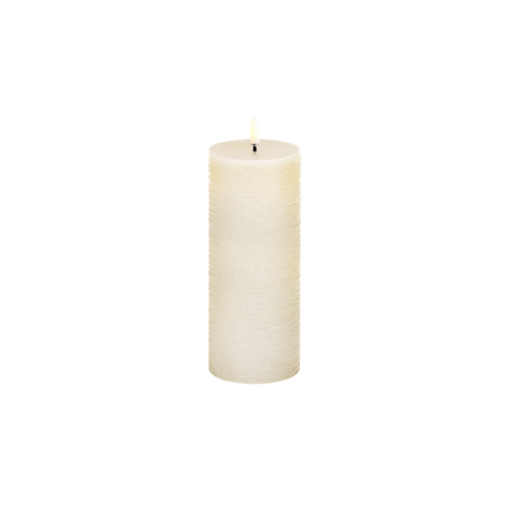 Uyuni Lighting Rustic LED Pillar Candle - Vanilla