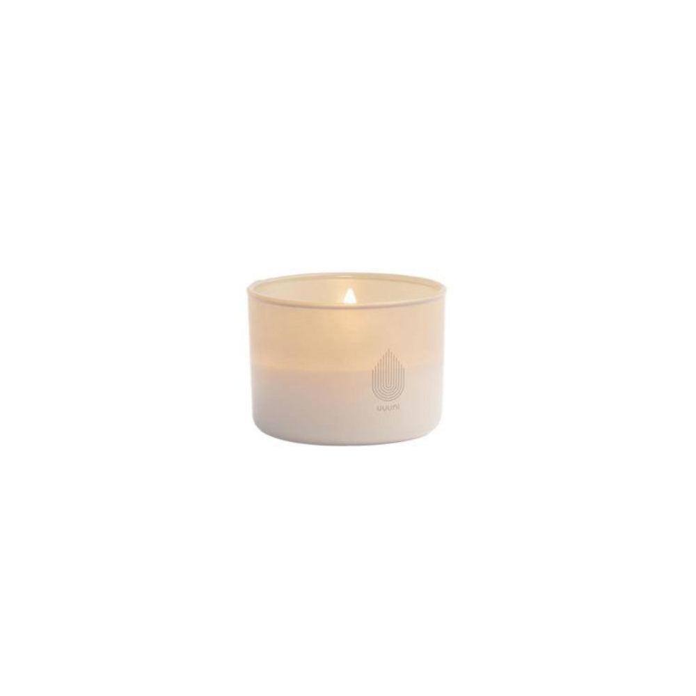 Uynui Lighting Rechargeable Glass Candle Vanilla-3.2" x 2.3"