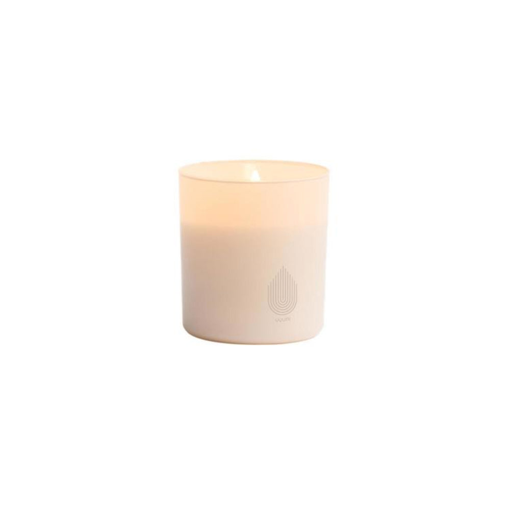 Uynui Lighting LED Rechargeable Glass Candle Vanilla - "3.6 x 4"