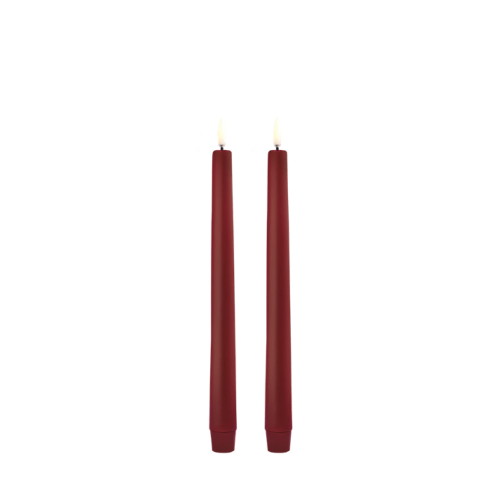 Uyuni Lighting LED Taper Candles "0.9 x 9.8"- Set of 2