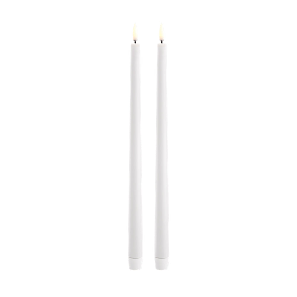 Uyuni Lighting LED Slim Taper Candles "0.9 x 12.6" - Set of 2