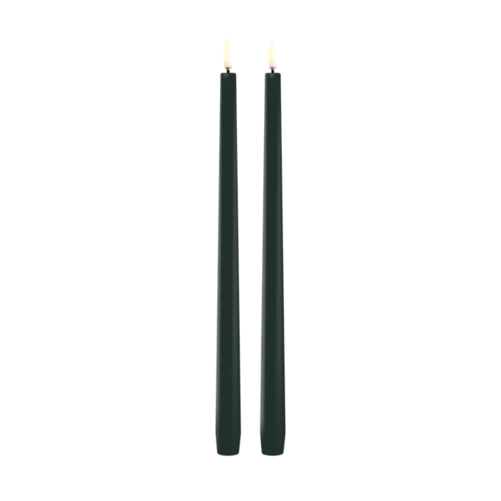Uyuni Lighting LED Slim Taper Candles "0.9 x 12.6" - Set of 2