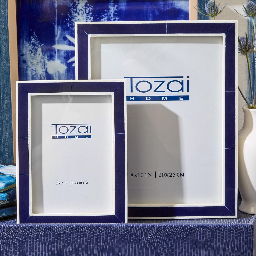 Two's Company The Savoy Navy Photo Frame