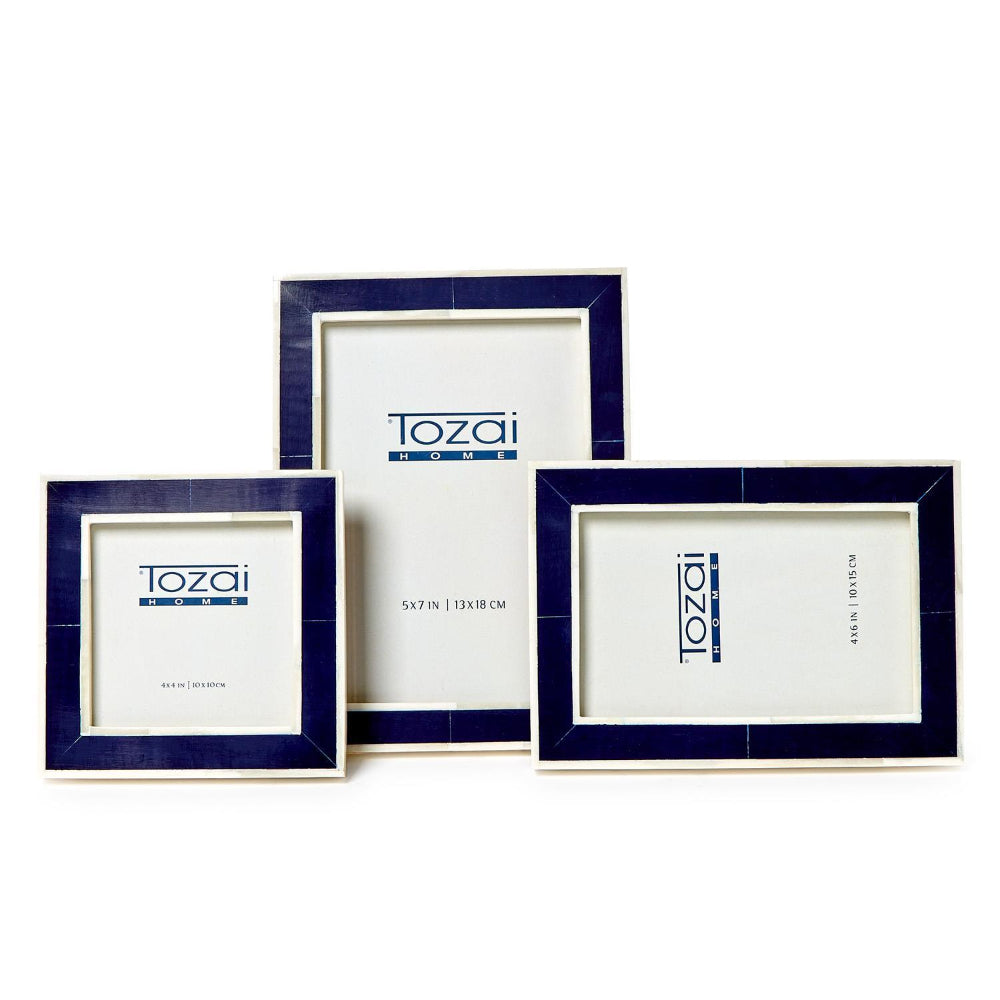 Two's Company The Savoy Navy Photo Frame