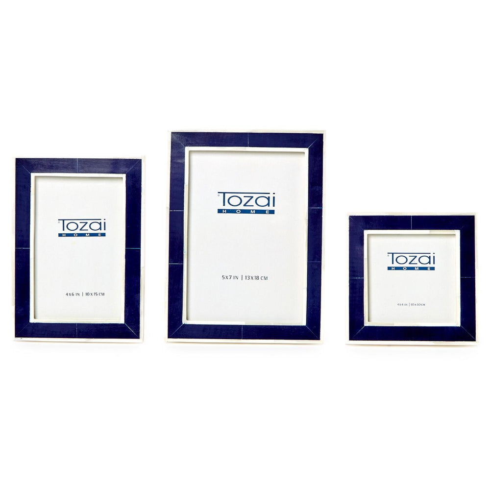 Two's Company The Savoy Navy Photo Frame