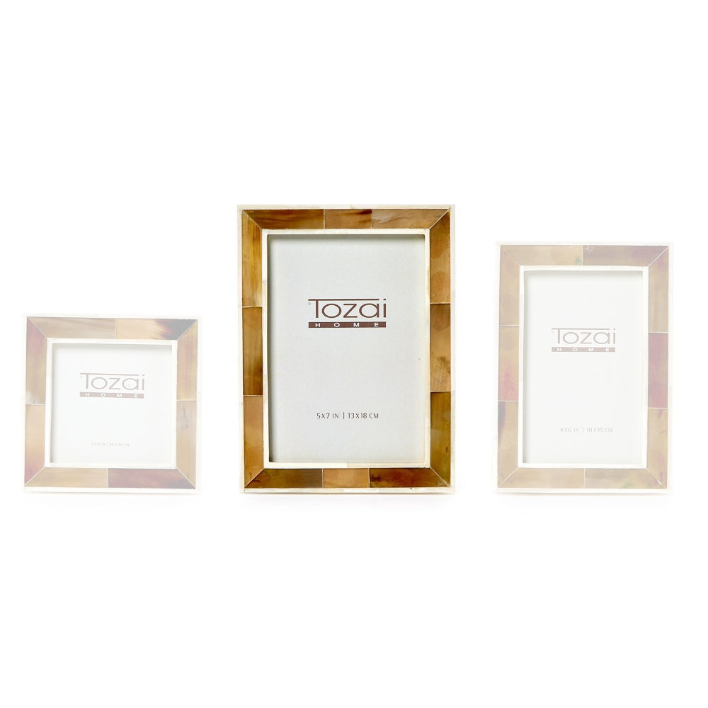 Two's Company The Savoy Faux Horn Photo Frame