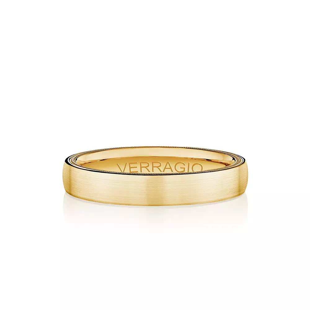 Verragio Men's 14k Gold 4mm Wedding Band