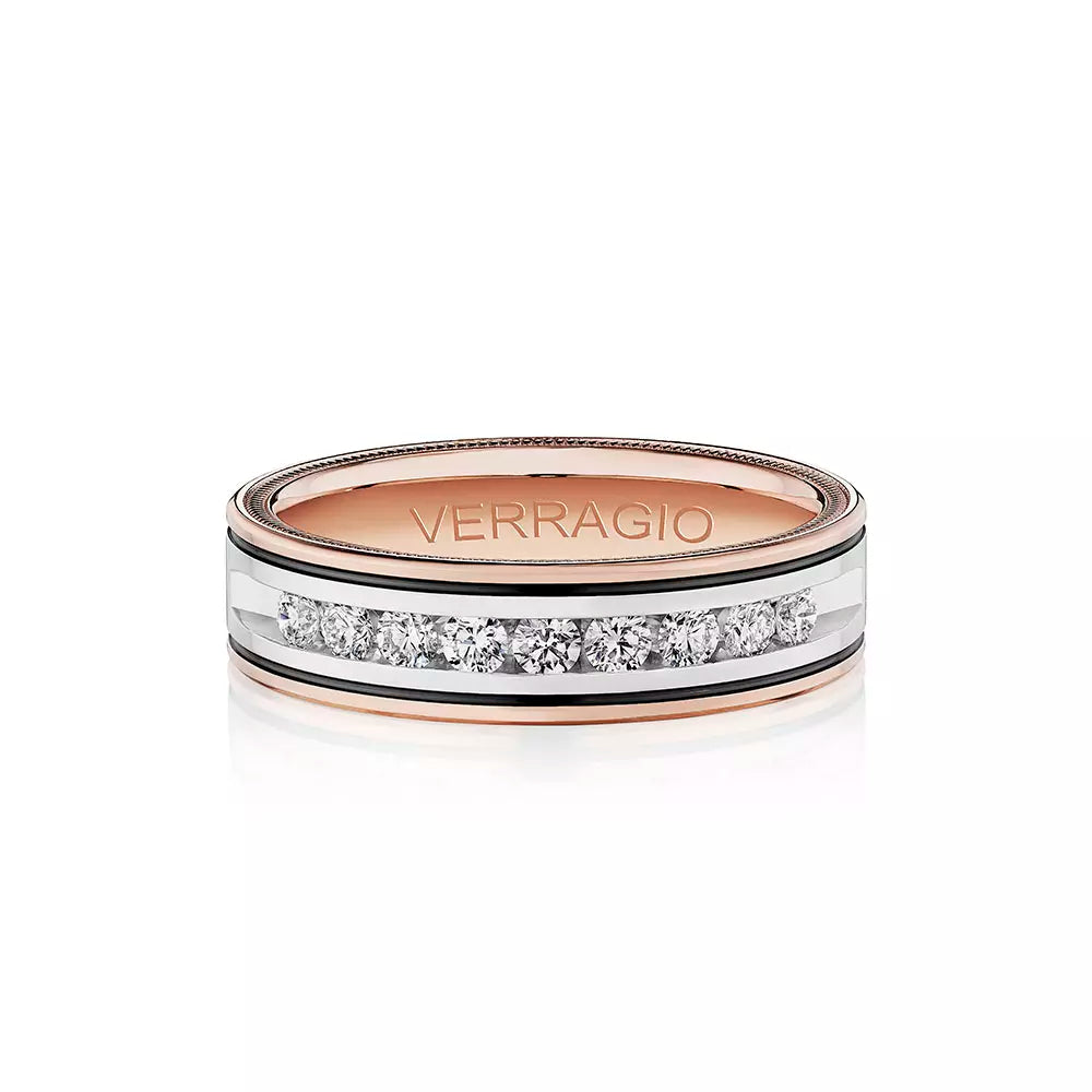 Verragio Men's 14k Two-Tone 6mm Wedding Band