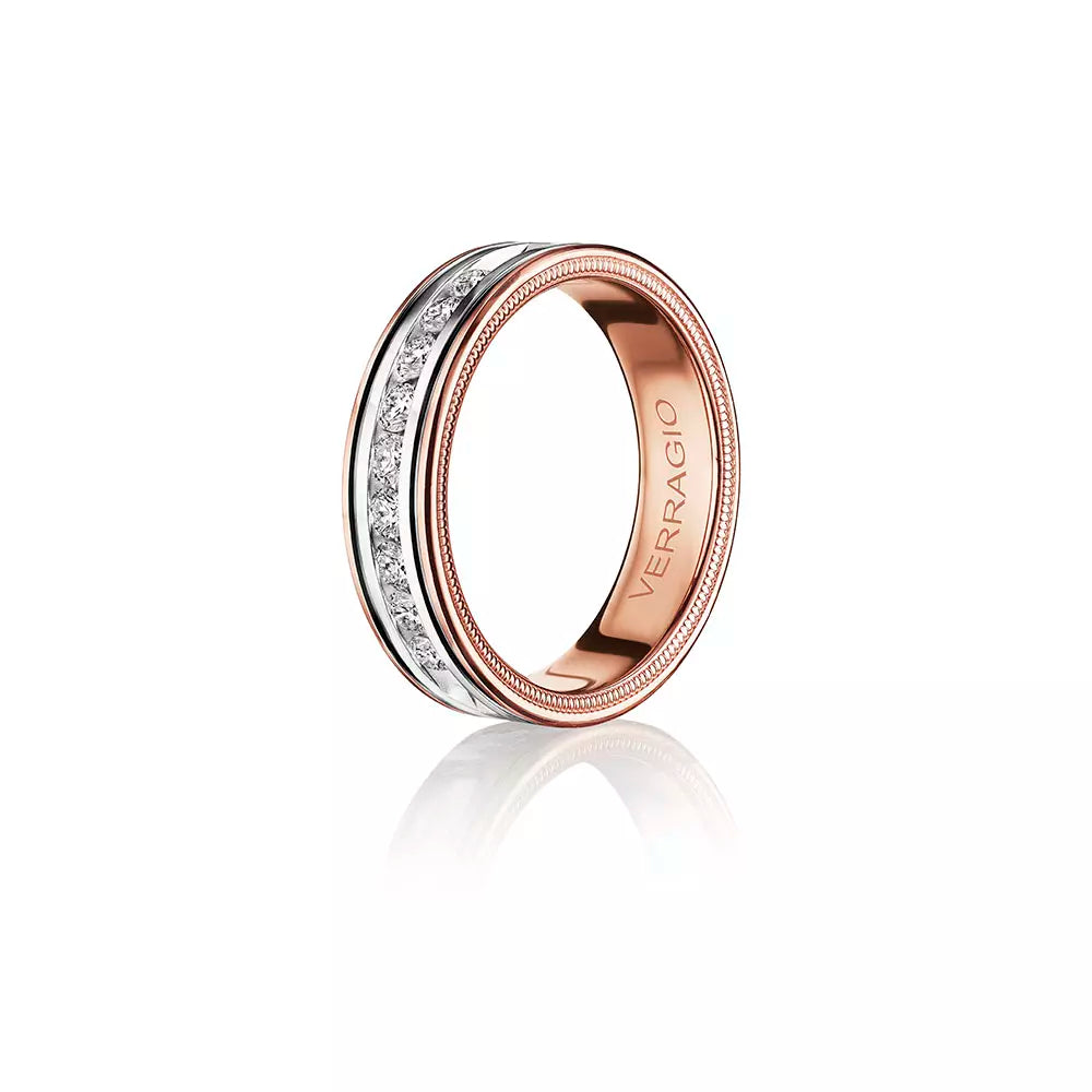 Verragio Men's 14k Two-Tone 6mm Wedding Band