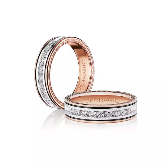 Verragio Men's 14k Two-Tone 6mm Wedding Band
