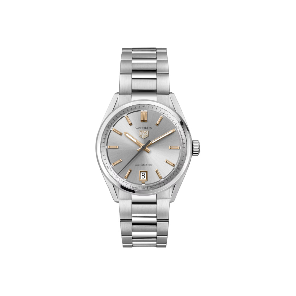 Tag Heuer Carrera Date Automatic 36mm, Steel & 18k Rose Gold Accents