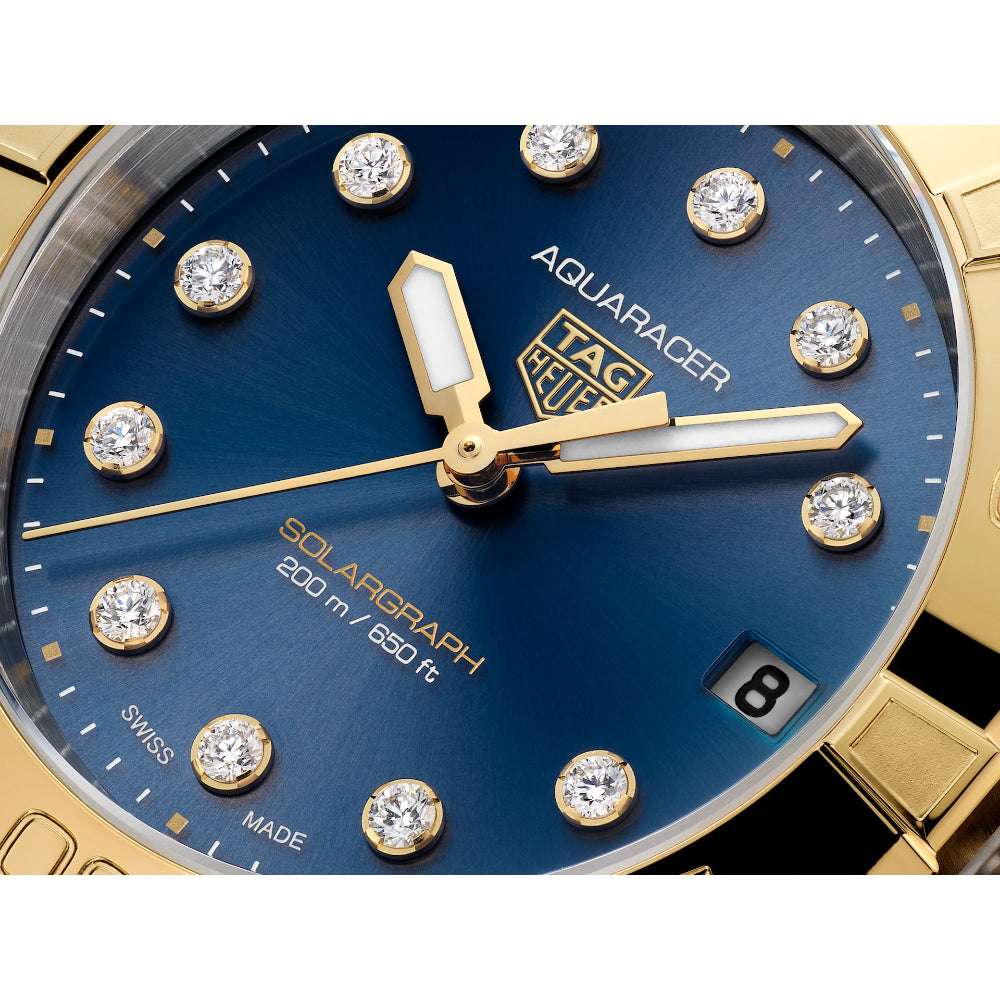 Tag Heuer Aquaracer Professional 200 Solargraph Two-Tone Watch
