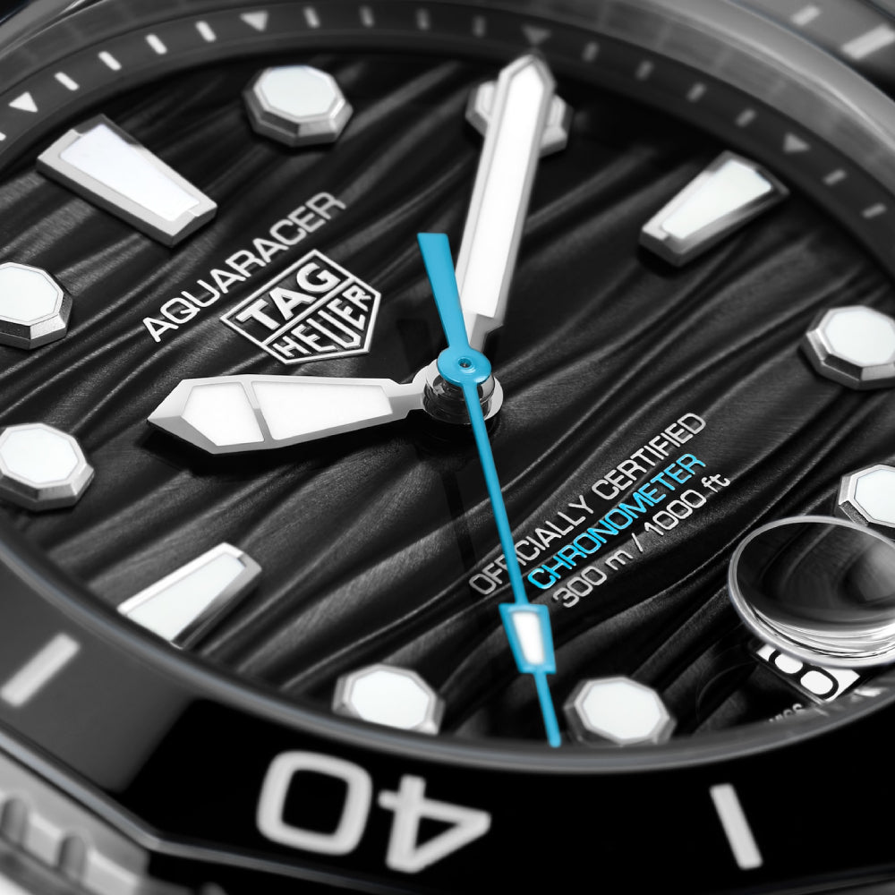 TAG Heuer Aquaracer Professional 300 Date Watch - Black Dial