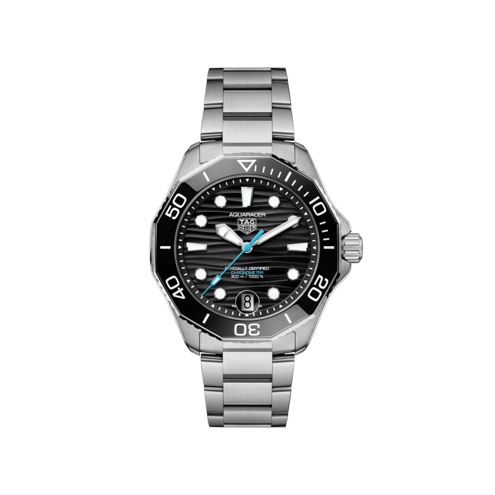 TAG Heuer Aquaracer Professional 300 Date Watch - Black Dial