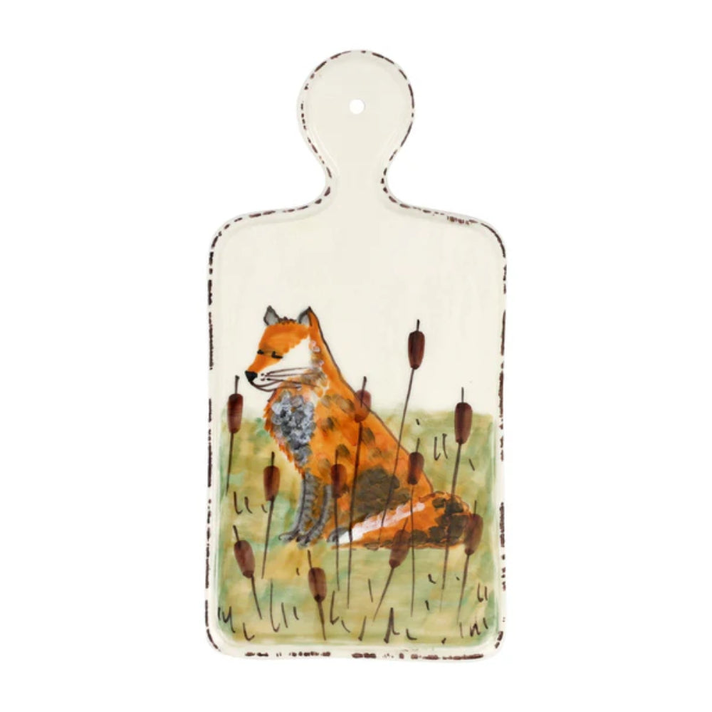 Vietri Wildlife Fox Small Cheese Board