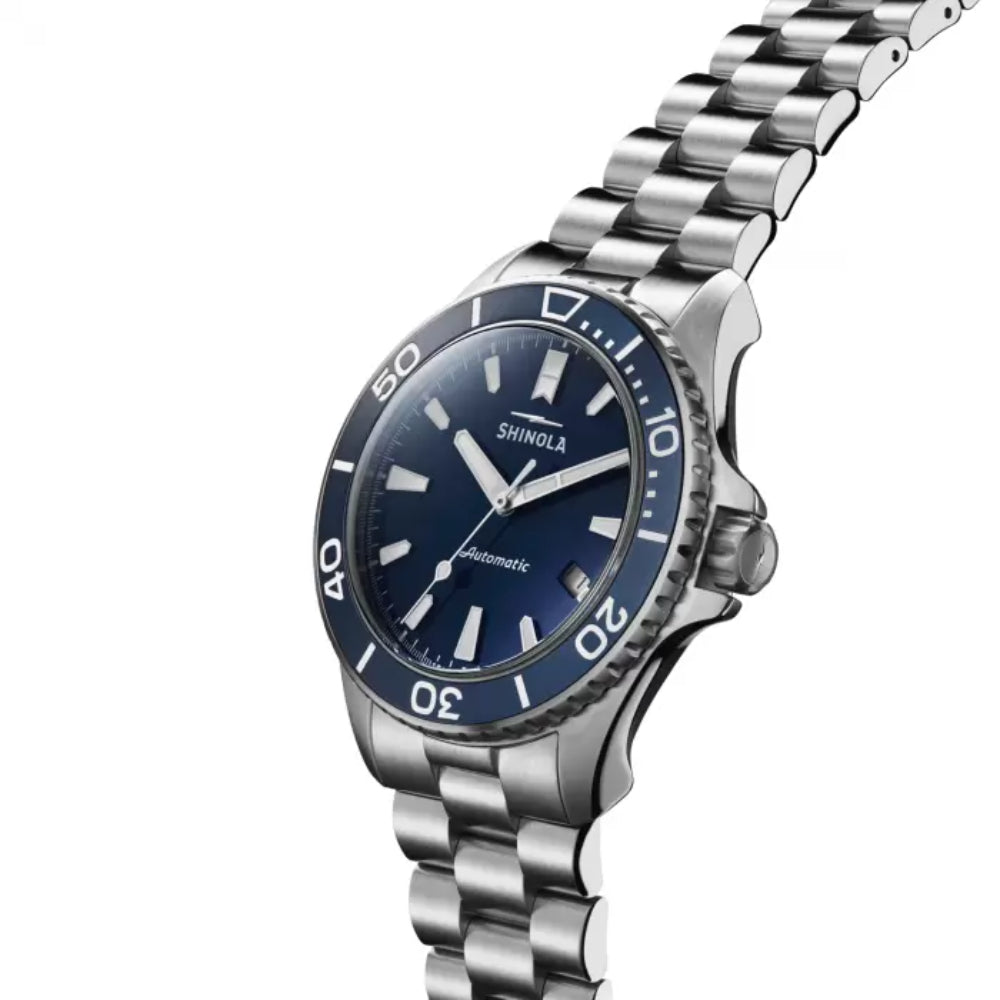 Shinola Lake Michigan Monster Automatic 43mm Blue/Steel