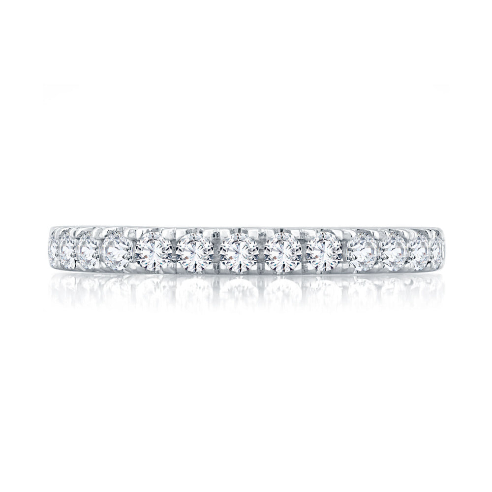 A. Jaffe 14k Gold Classic Diamond Wedding Band