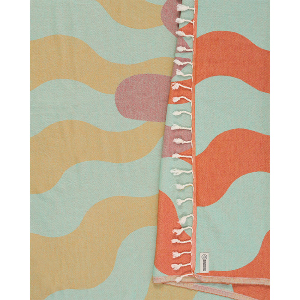 Sand Cloud Sunset Turtle Large Beach Towel