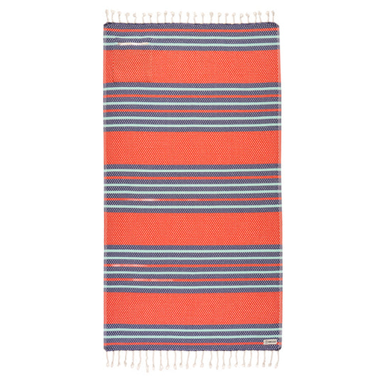 Sand Cloud Candy Stripe Beach Towel With Zip Pocket