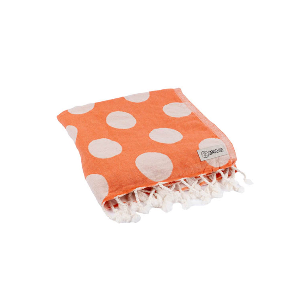 Sand Cloud Polka Dots Beach Towel With Zip Pocket