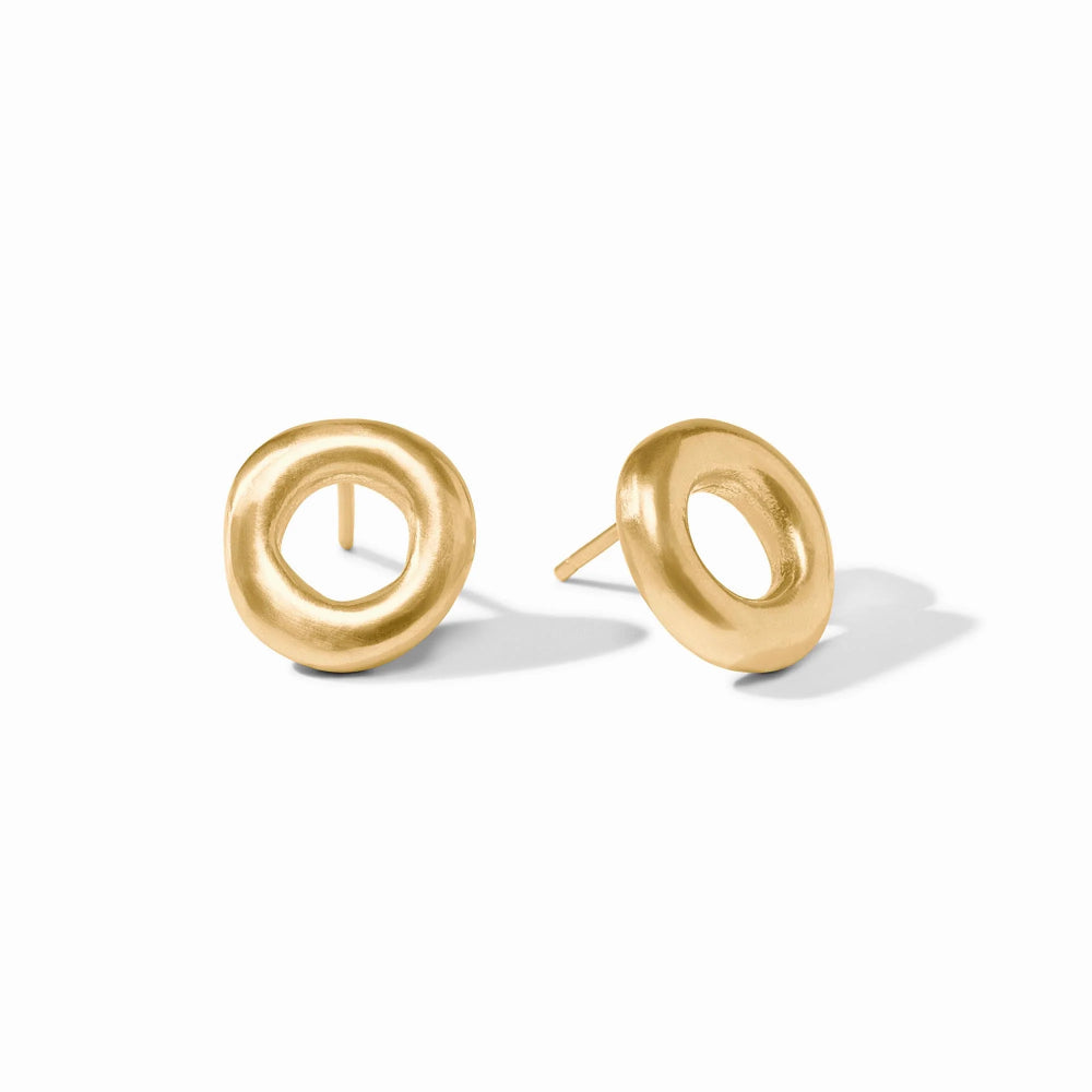 Julie Vos Wave Circle Stud