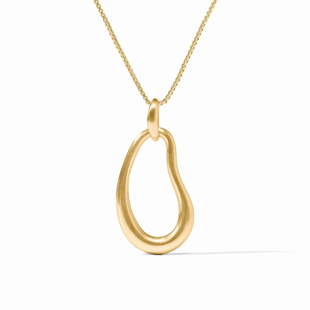 Julie Vos Wave Pendant Necklace