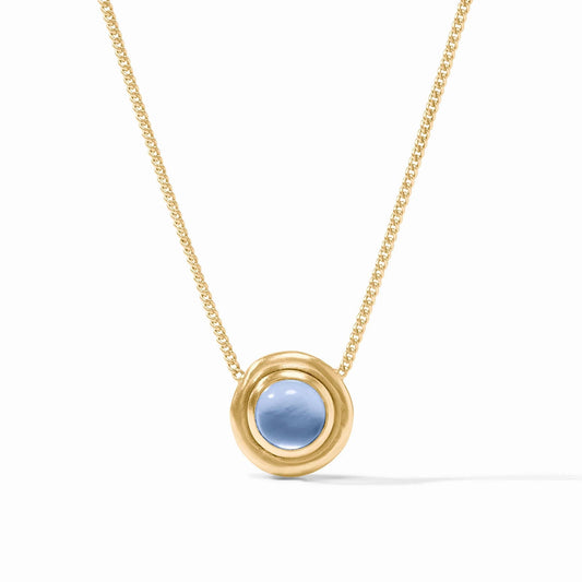 Julie Vos Wave Stone Delicate Necklace