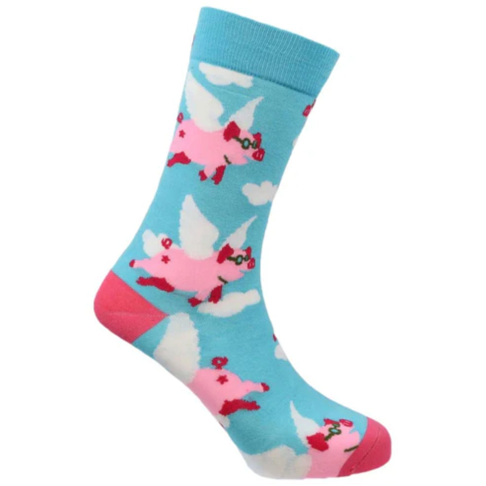 Sexy Socks LLC When Pigs Fly Socks