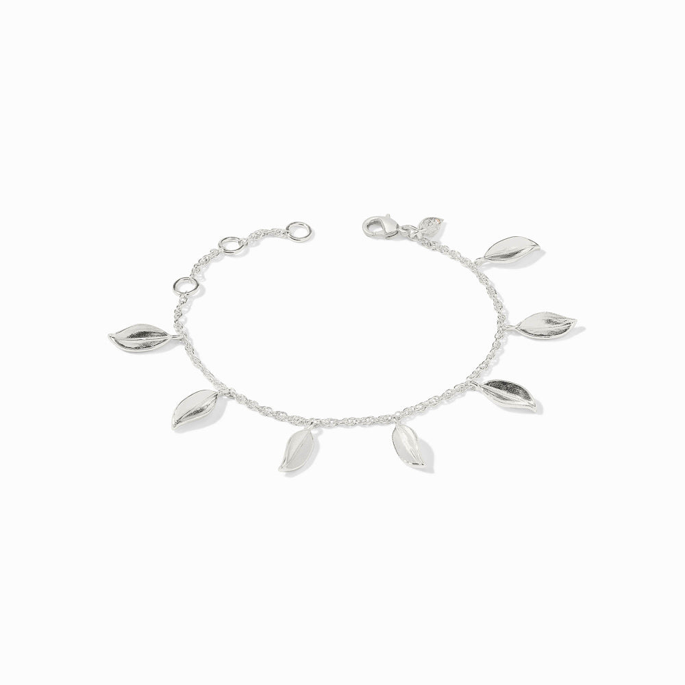 Julie Vos Silver Willow Delicate Charm Bracelet