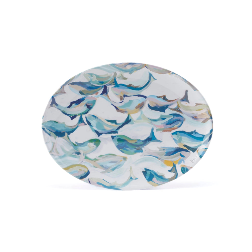 Kim Hovell Melamine Platter - Deep Dive