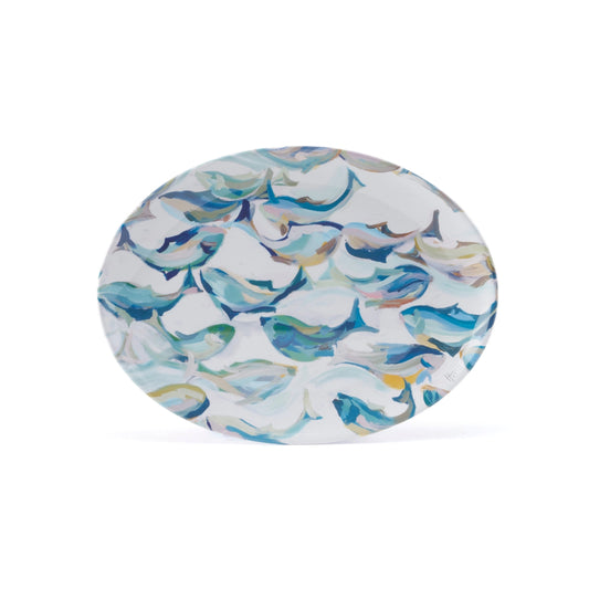 Kim Hovell Melamine Platter - Deep Dive