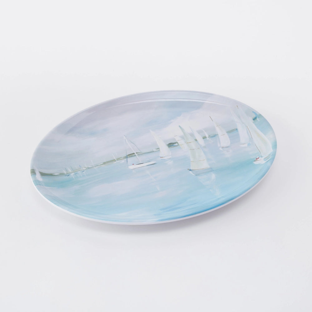 Kim Hovell Melamine Platter - Port Tack