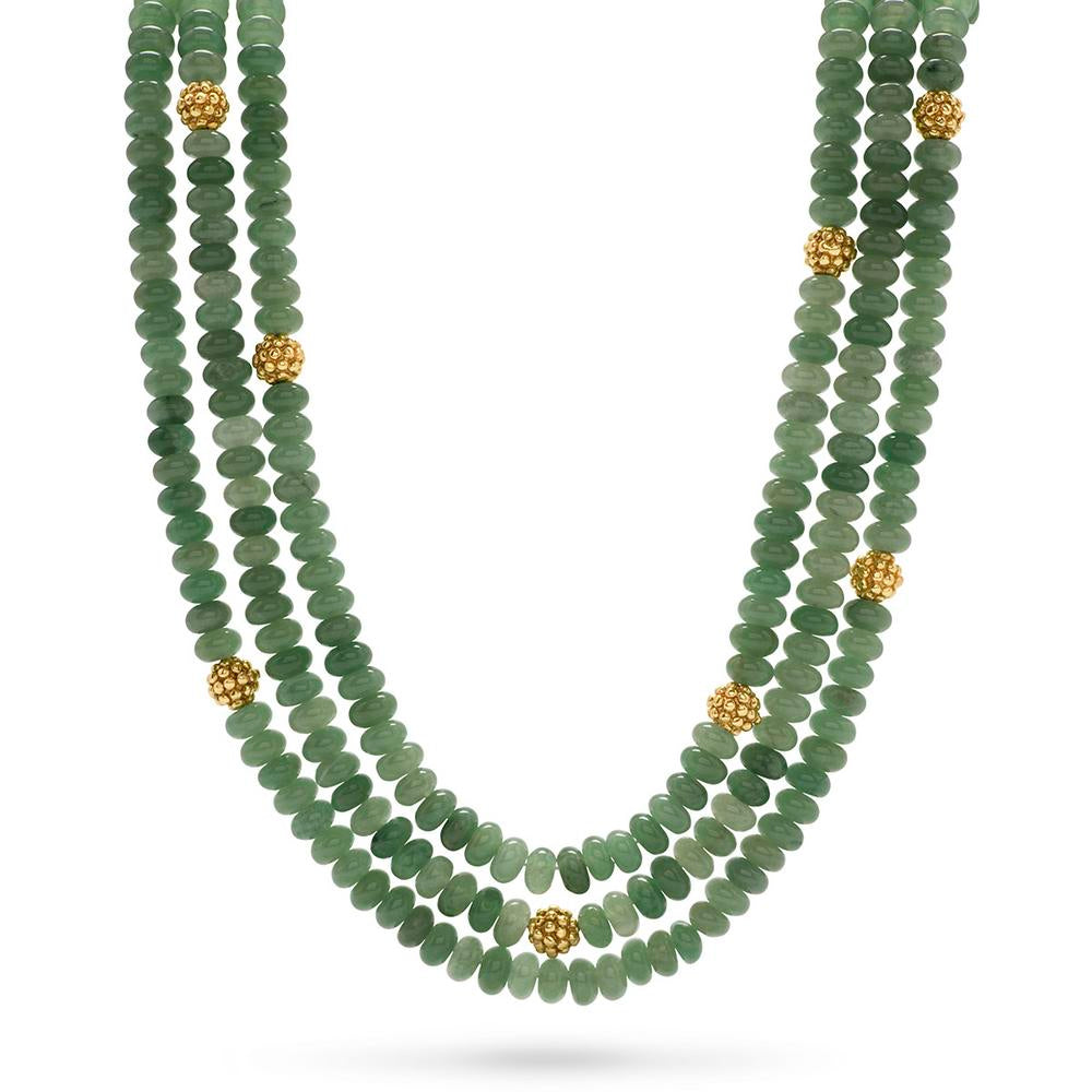 Capucine De Wulf Berry & Bead Triple Strand Necklace