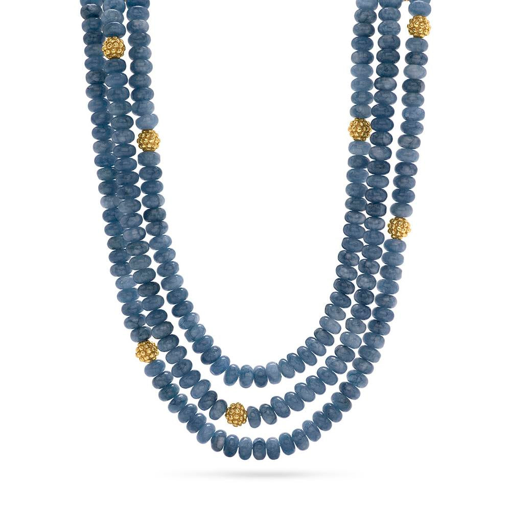 Capucine De Wulf Berry & Bead Triple Strand Necklace