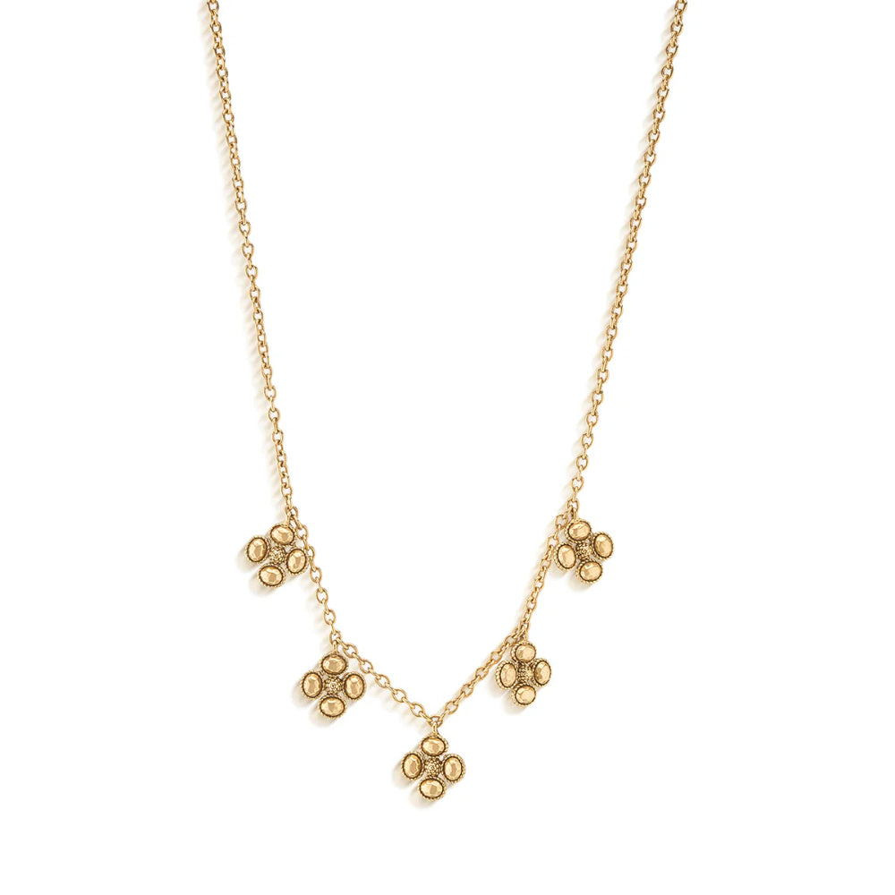 Capucine De Wulf Berry Clover Multi Station Necklace