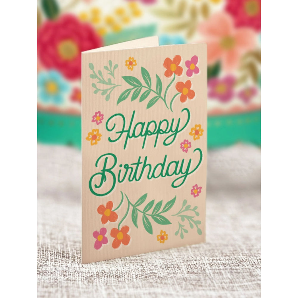 Blooming Birthday Cake Pop-Up Greeting Cards