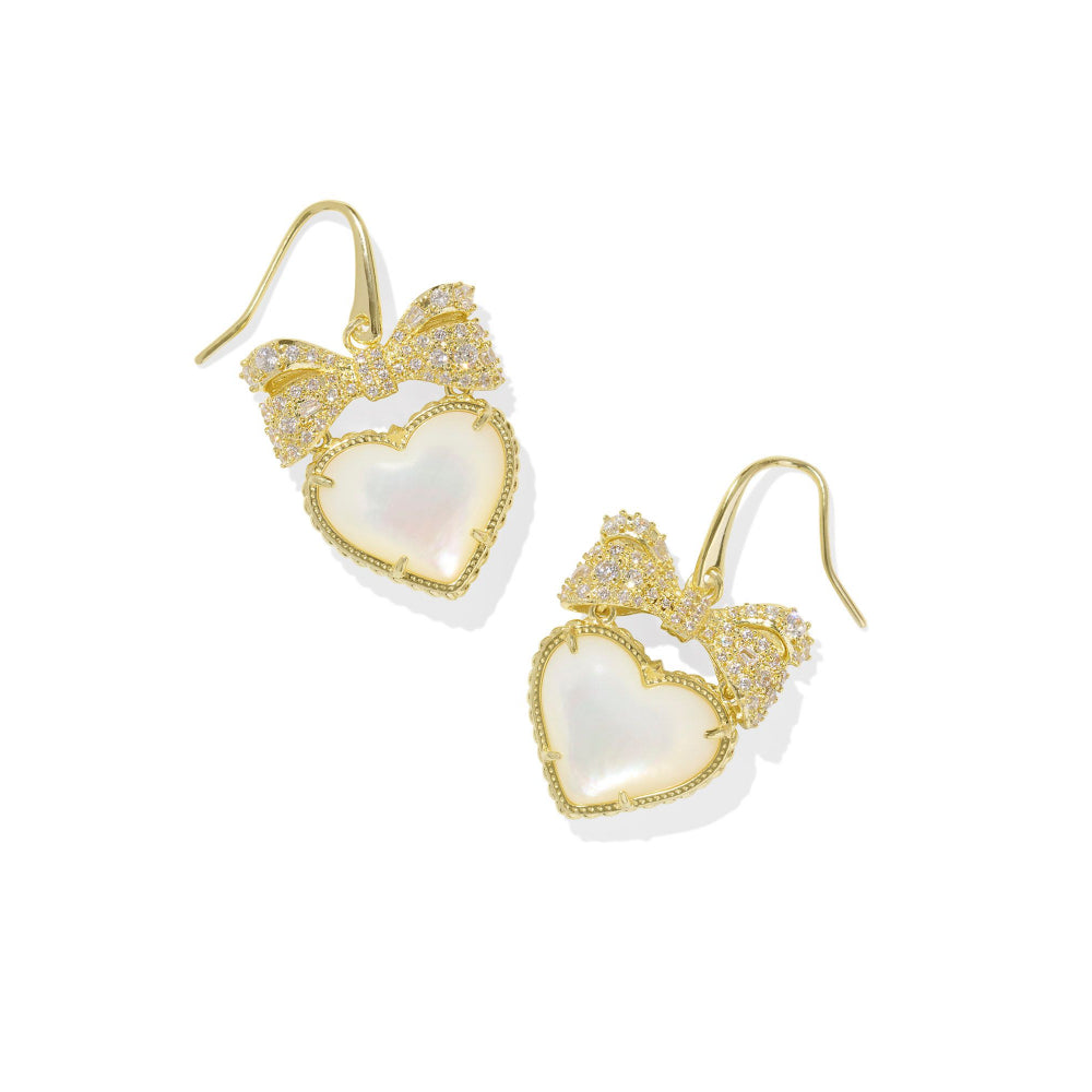 Kendra Scott Haisley Heart Drop Earrings