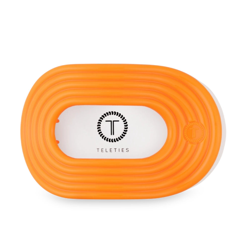 TELETIES Flat Round Hair Clip - Day Rave