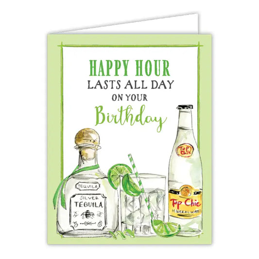 RosanneBeck Collections On Your Birthday Happy Hour Ranch Water Greeting Card
