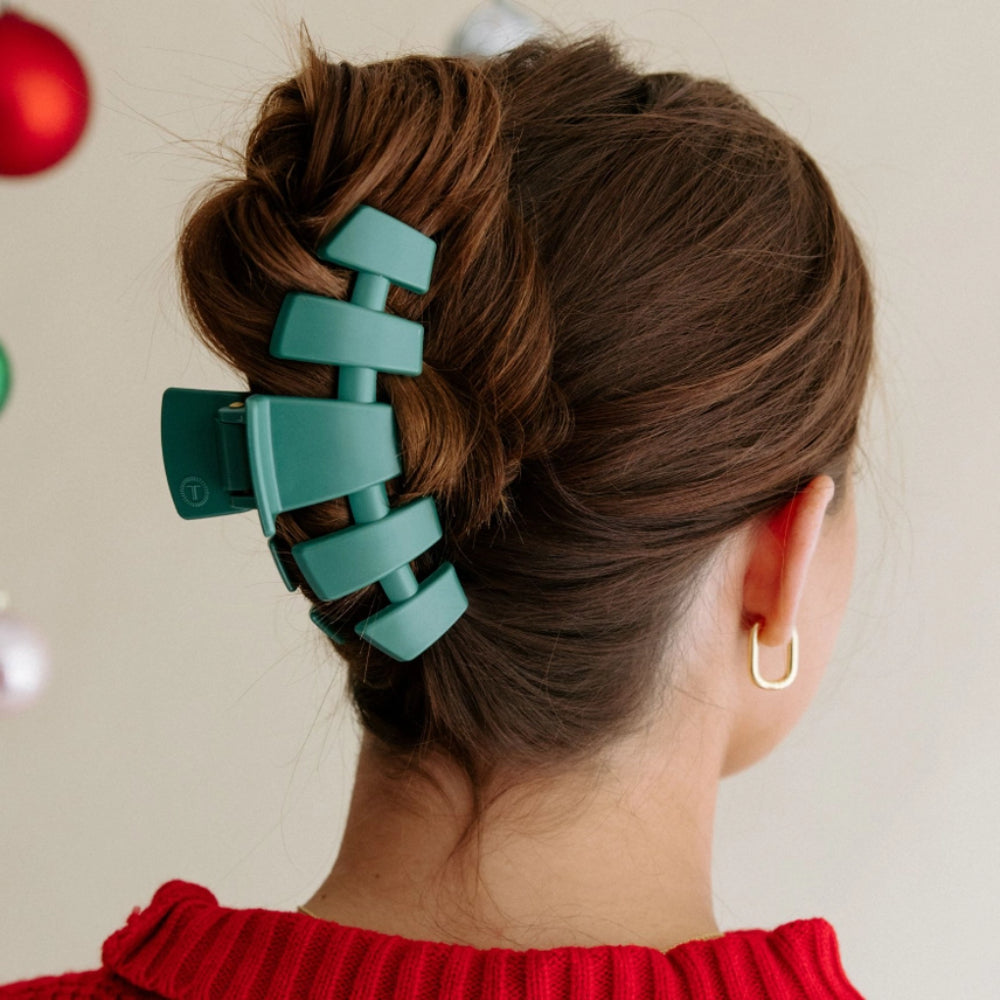 TELETIES Classic Large Hair Clip - Holiday 2025
