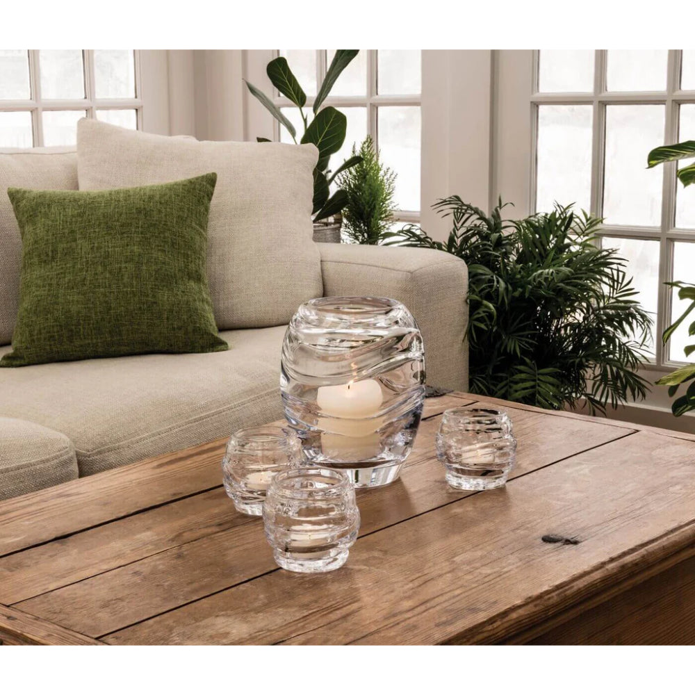 Simon Pearce Waterbury Tealight in Gift Box