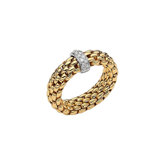 Fope 18k Vendome Two-Tone Woven Band