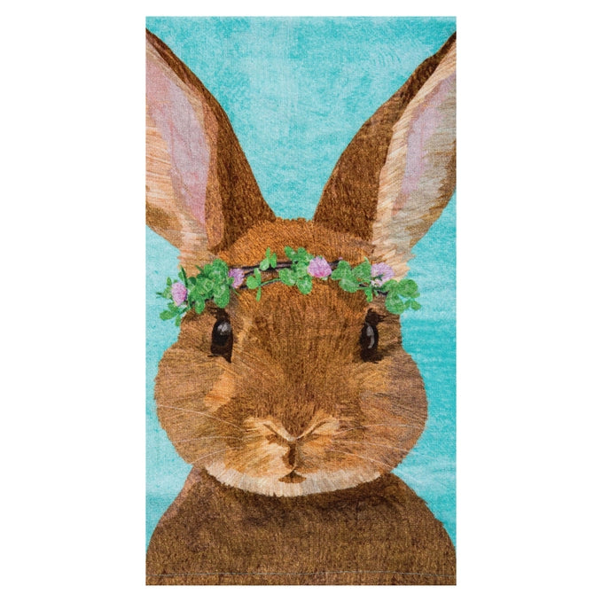 C&F Home Easter Clover Bunny Kitchen Towel