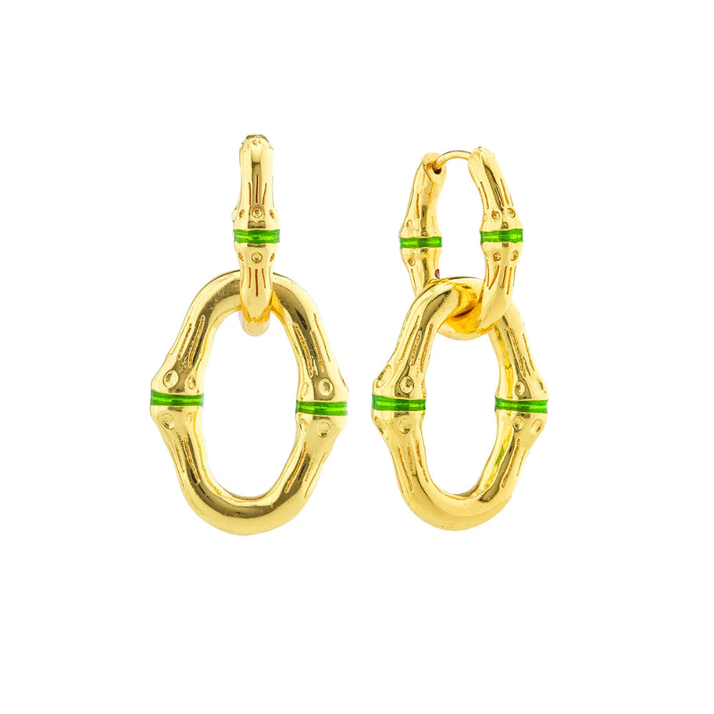Capucine De Wulf Bangkok Bamboo Link Earrings