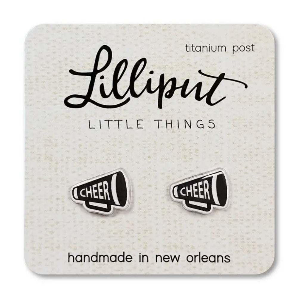 Lilliput Little Things Cheer Megaphone Earrings