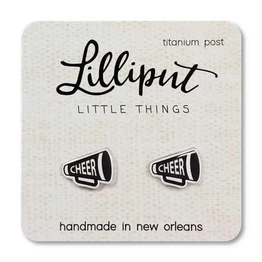 Lilliput Little Things Cheer Megaphone Earrings
