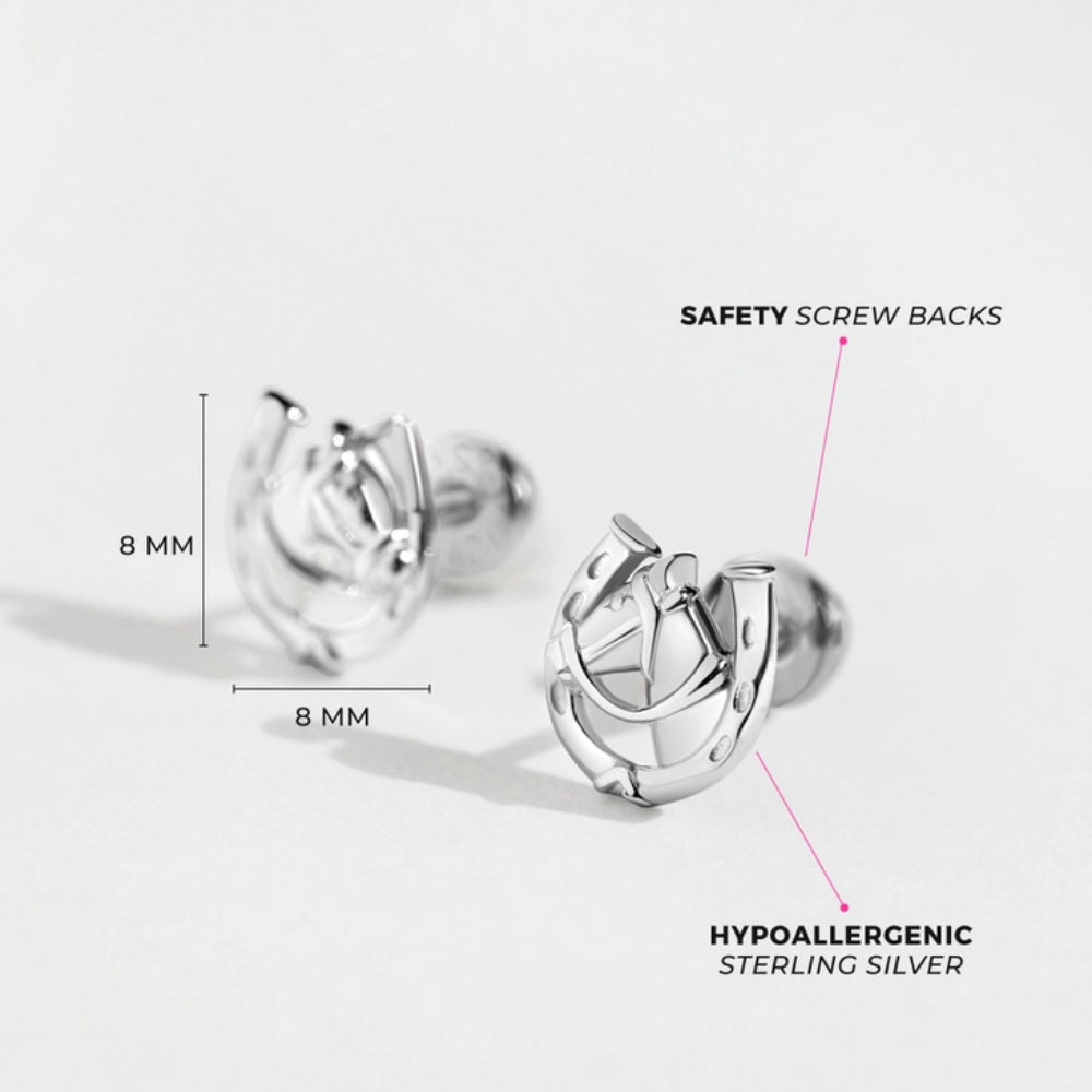 Children's Winners Circle Sterling Silver Earrings