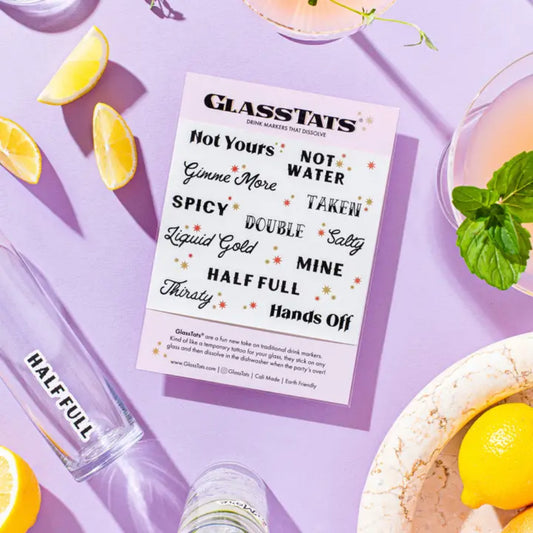 GlassTats Happy Hour Drink Markers