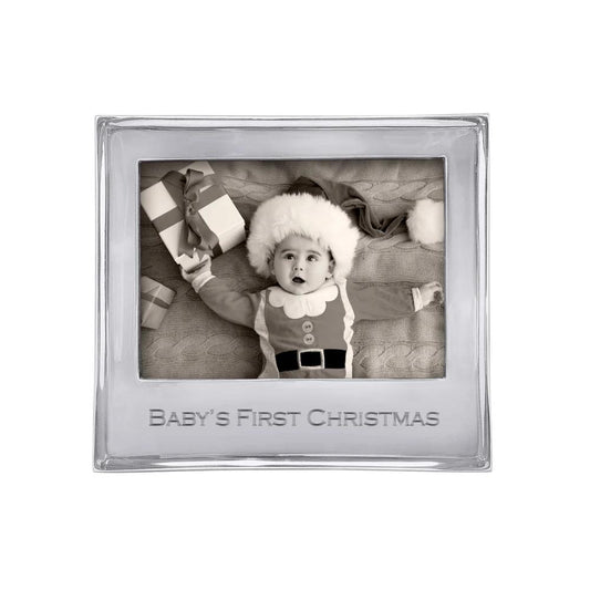 Mariposa Baby's First Christmas Signature 5x7 Statement Frame