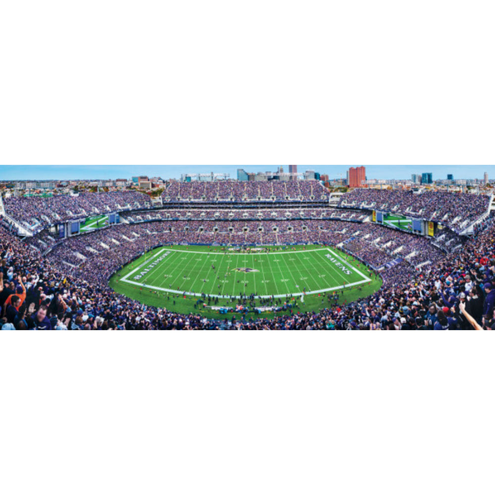 Masterpieces Puzzles NFL Baltimore Ravens Stadium Panoramic Puzzle - 1000 Piece